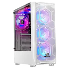 SNAKE GAMER - Pc Gamer Vibora Blanco V2 Ryzen 5 5600G SSD 500GB RAM 16GB