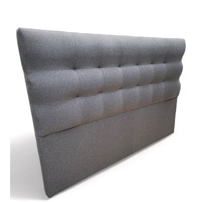 Imagen 2 del producto Respaldo De Cama King Valencia Tela Gris Oscuro