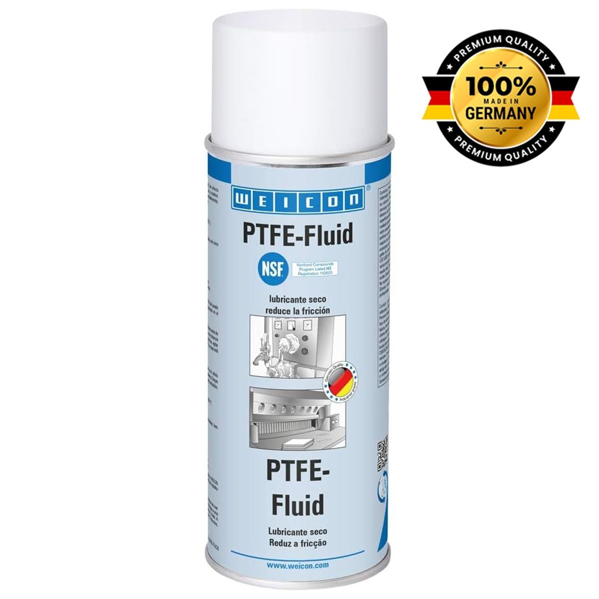 WEICON - Spray Lubricante De Teflon 400 Ml Grado Alimenticio