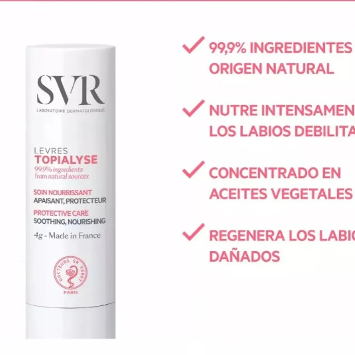 SVR - Svr Topialyse Bálsamo Hidratante Labial Y Calmante 4grs