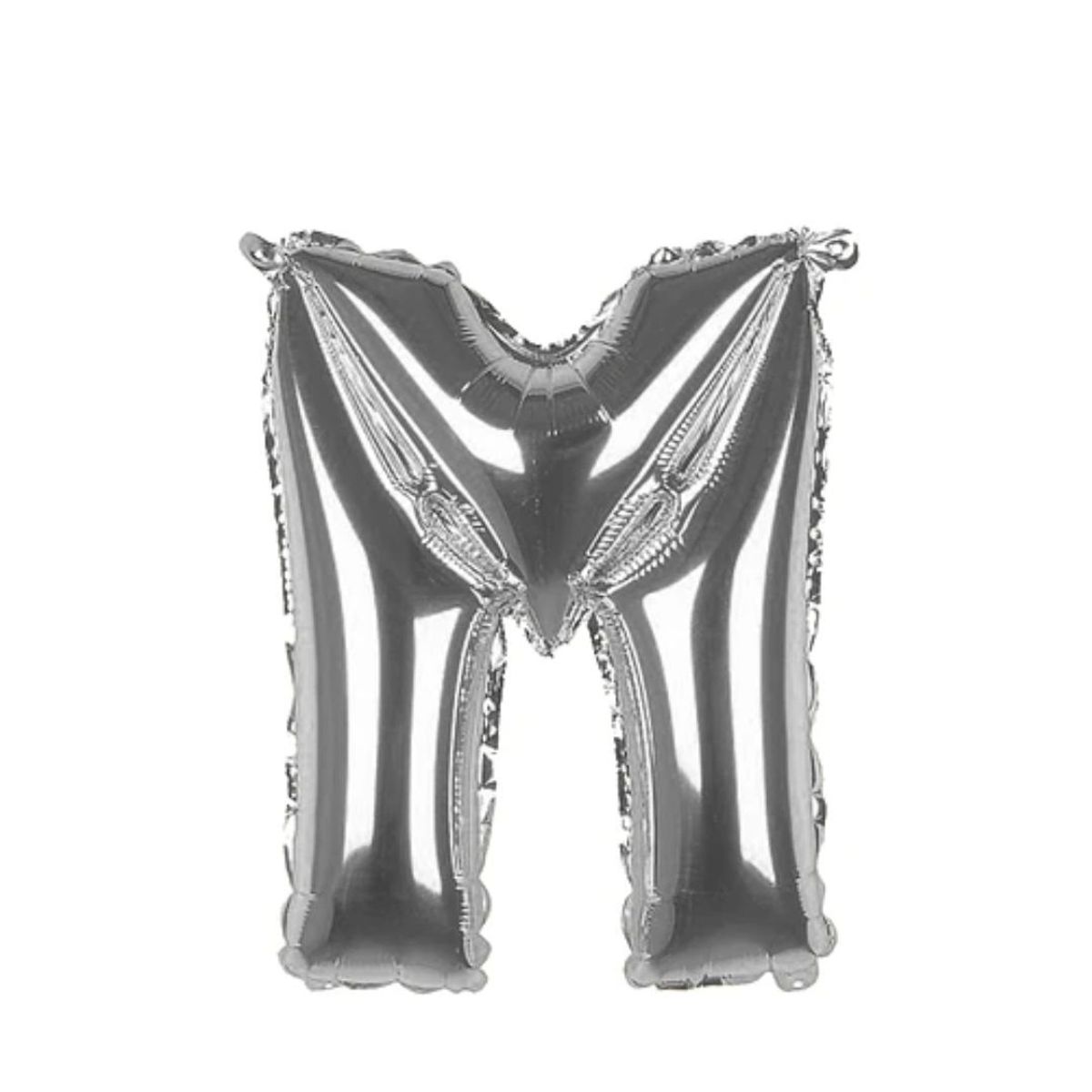 GENERICO - Globo letra M Plateada 16 Pulgadas