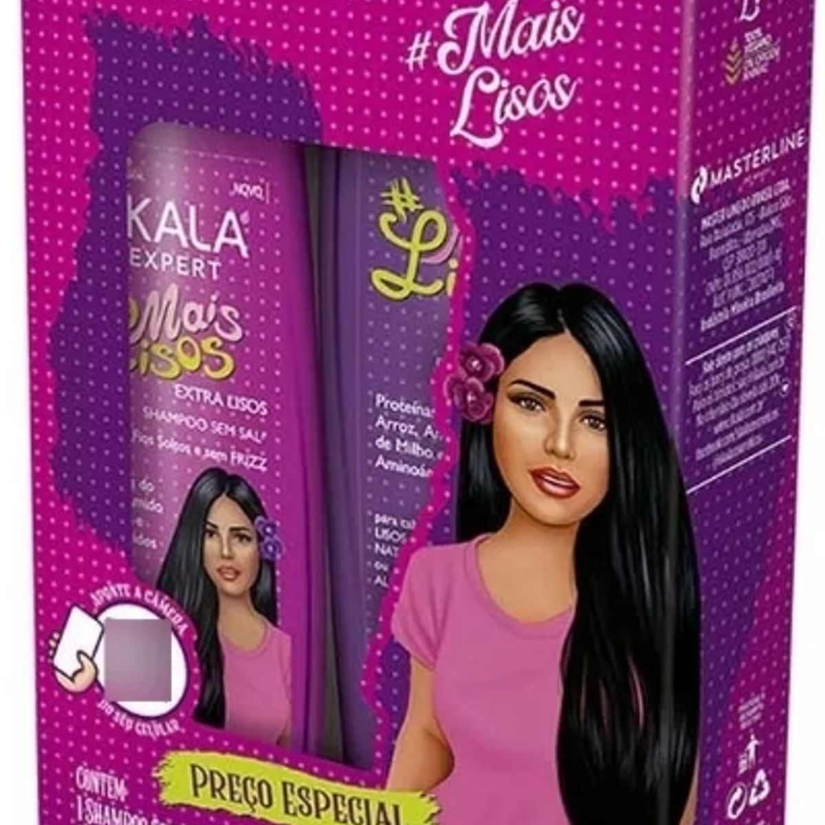 SKALA - Kit Shampoo Acondicionador Mais Liso Skala 325ml CU.