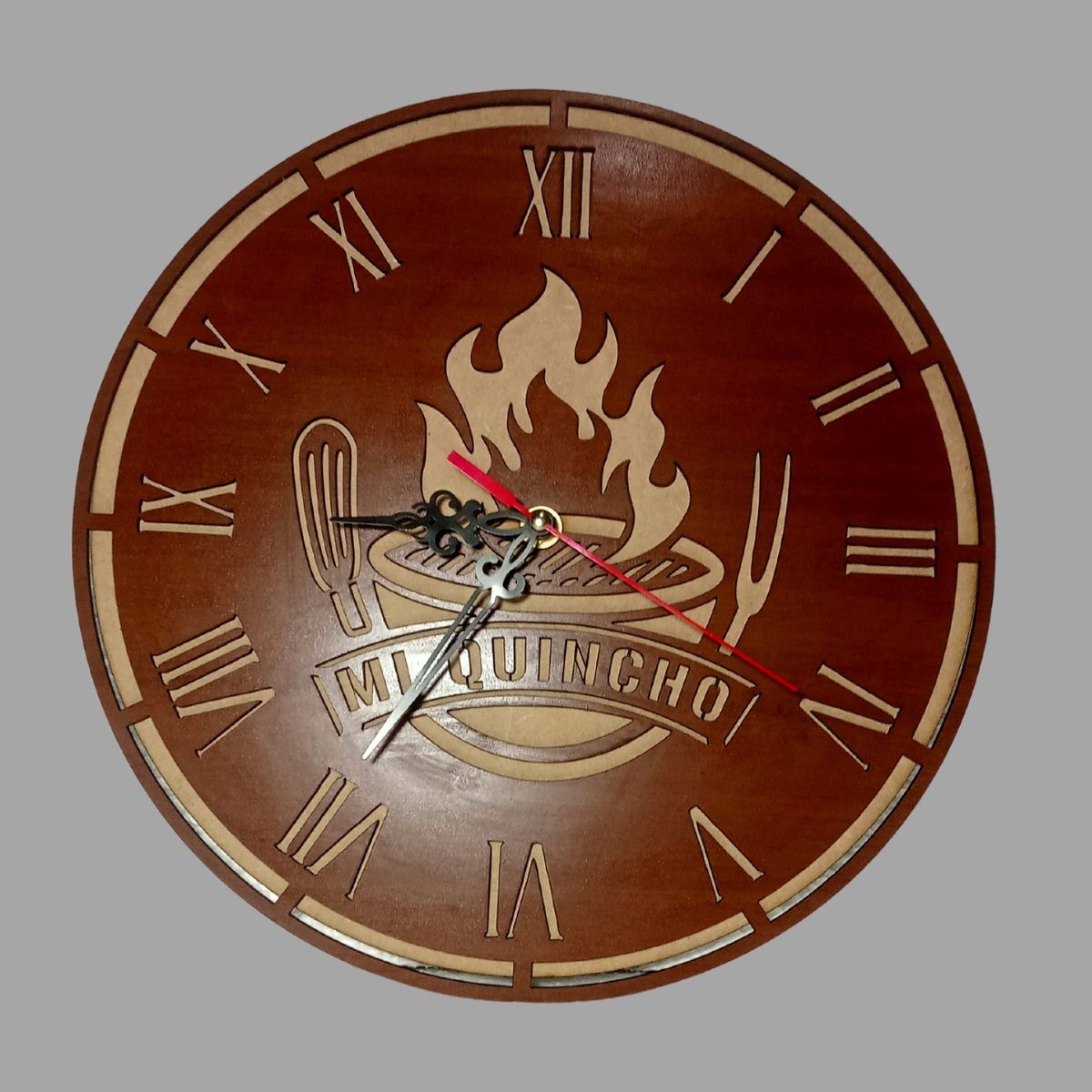 GENERICO - Reloj Artesanal de Madera - Mi Quincho