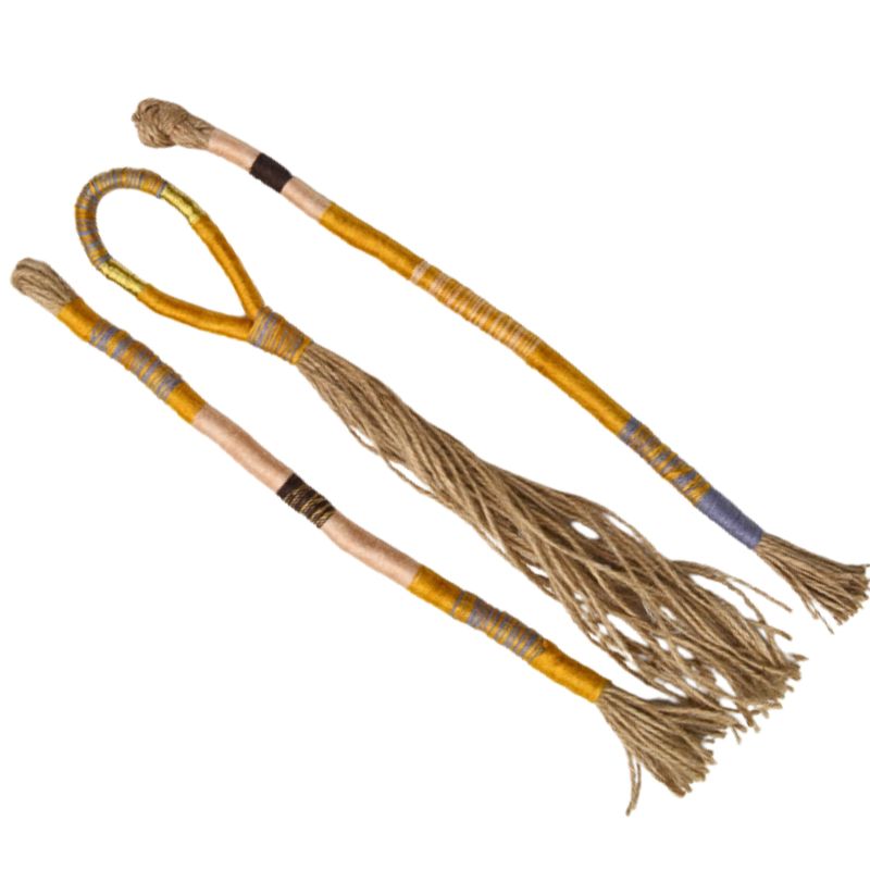 WITRALUN SOUTH AMERICA HANDMADE CRAFT - 3 unidades de pinceles decorativos lila dorados