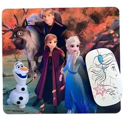 DISNEY - KIT MOUSE INALAMBRICO Y PAD MOUSE FROZEN