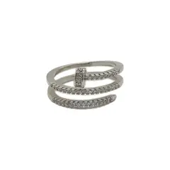 GENERICO - Anillo Mujer Ajustable Fantasia Espiral