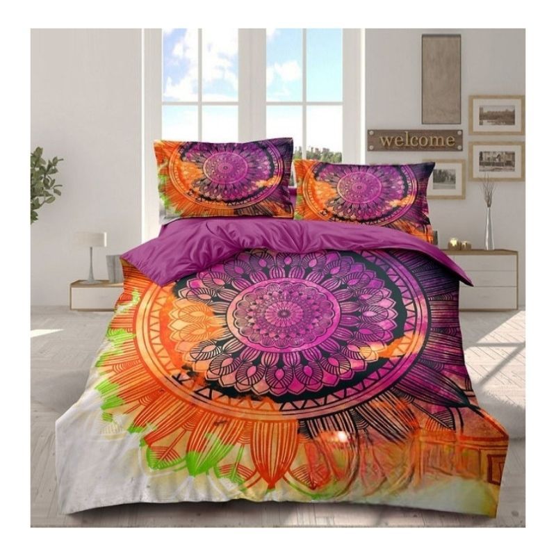 GENERICO - Cubrecama Verano Quilt Diseños Estampados 2 Plazas