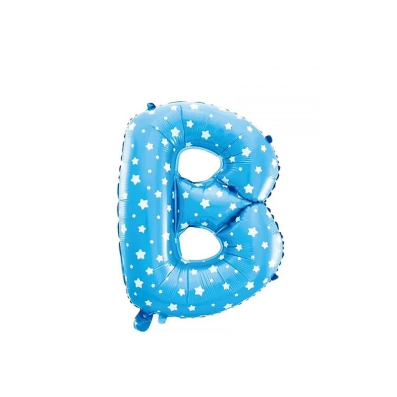 GENERICO - Globo letra "B" Azul 16 Pulgadas