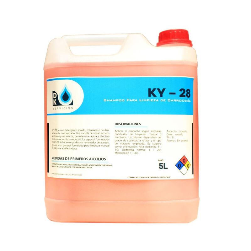 GENERICO - Shampoo para auto 5 lts
