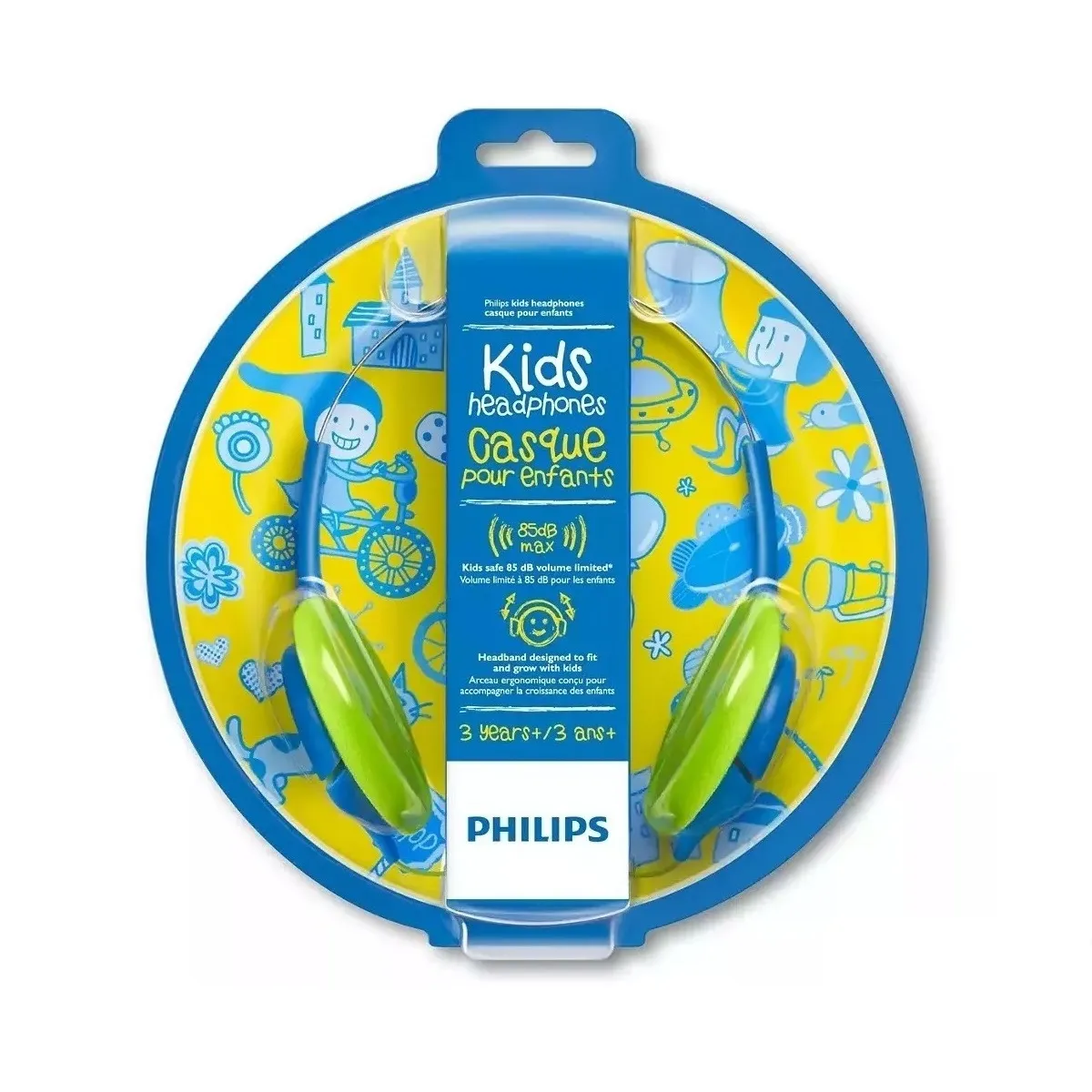 PHILIPS - Audífonos Philips Infantil Shk1030 Over Ear Azul-verde