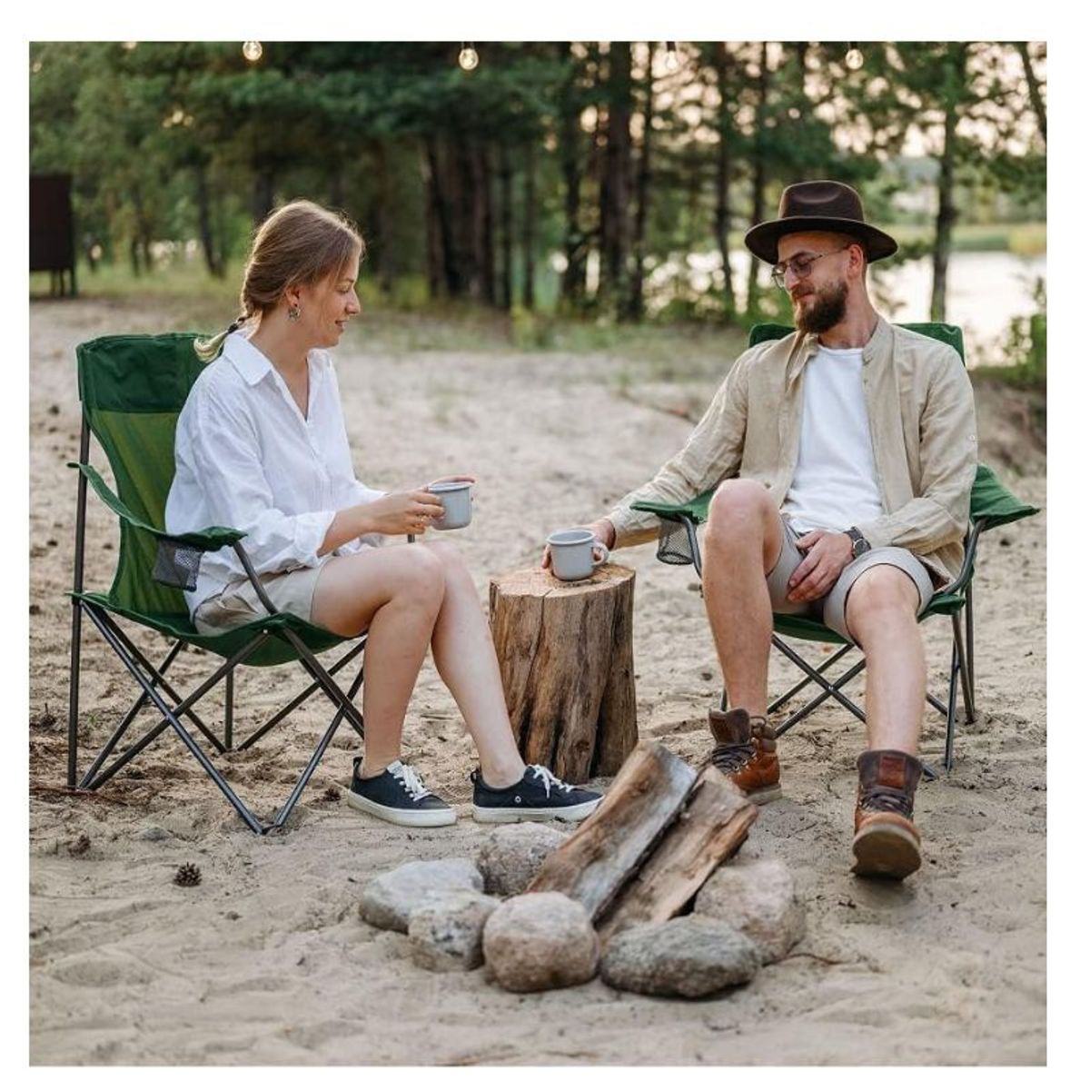 GENERICO - Silla Plegable Playera Portátil Para Camping