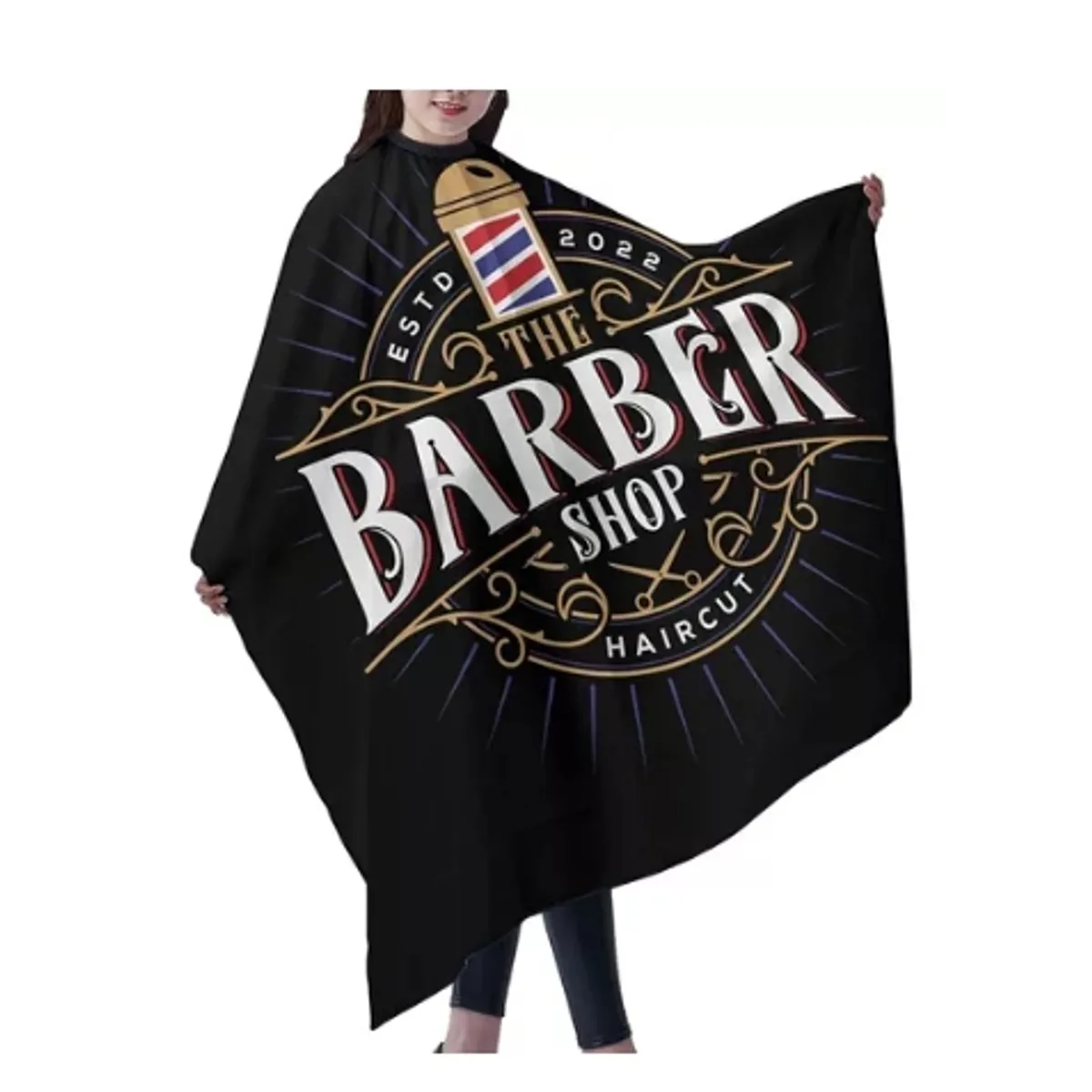 GENERICO - Capa Corte De Barbero Barbería Diseño 103.