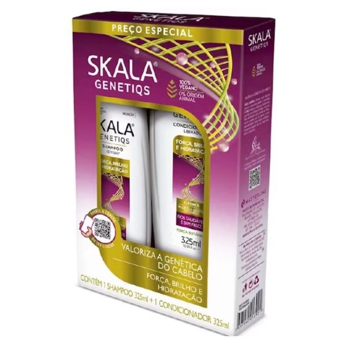 SKALA - Kit Shampoo Acondicionador Genetiqs 325ml CU.