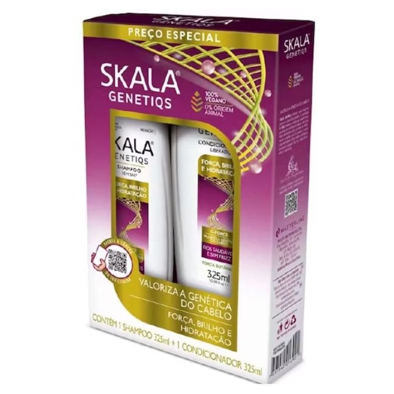 SKALA - Kit Shampoo Acondicionador Genetiqs 325ml CU.