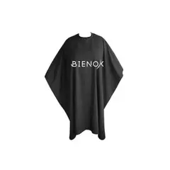 GENERICO - Capa Negra Para Tintura Peluquería Barbería Larga.