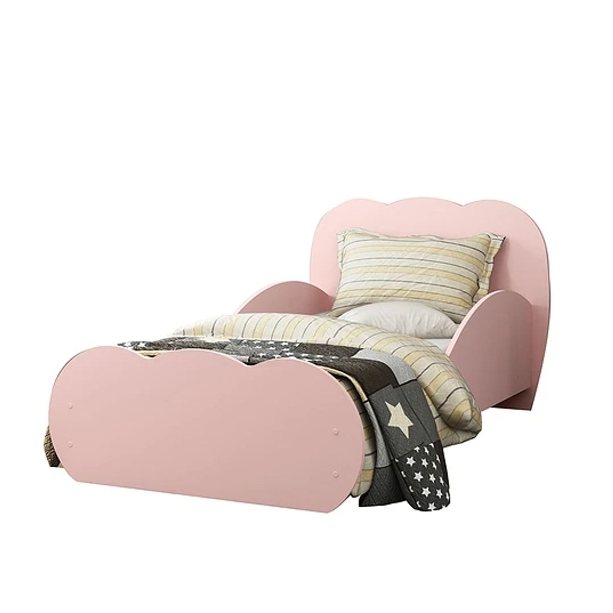 KIDSCOOL - Mini Cama Nube Rosada Premium