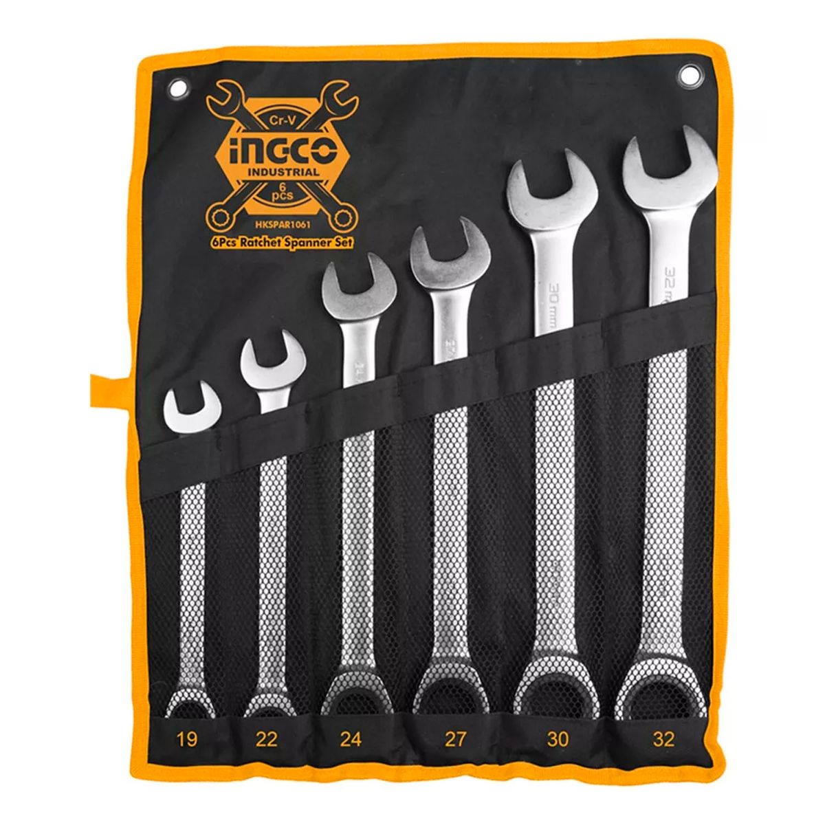 INGCO - Set Llaves Punta Corona 19-32mm 6 Piezas Ingco Hkspar1061