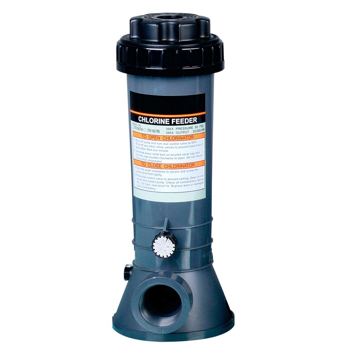 FLOWMAK - Clorador Dosificador de cloro en línea 2,5kg Flowmak