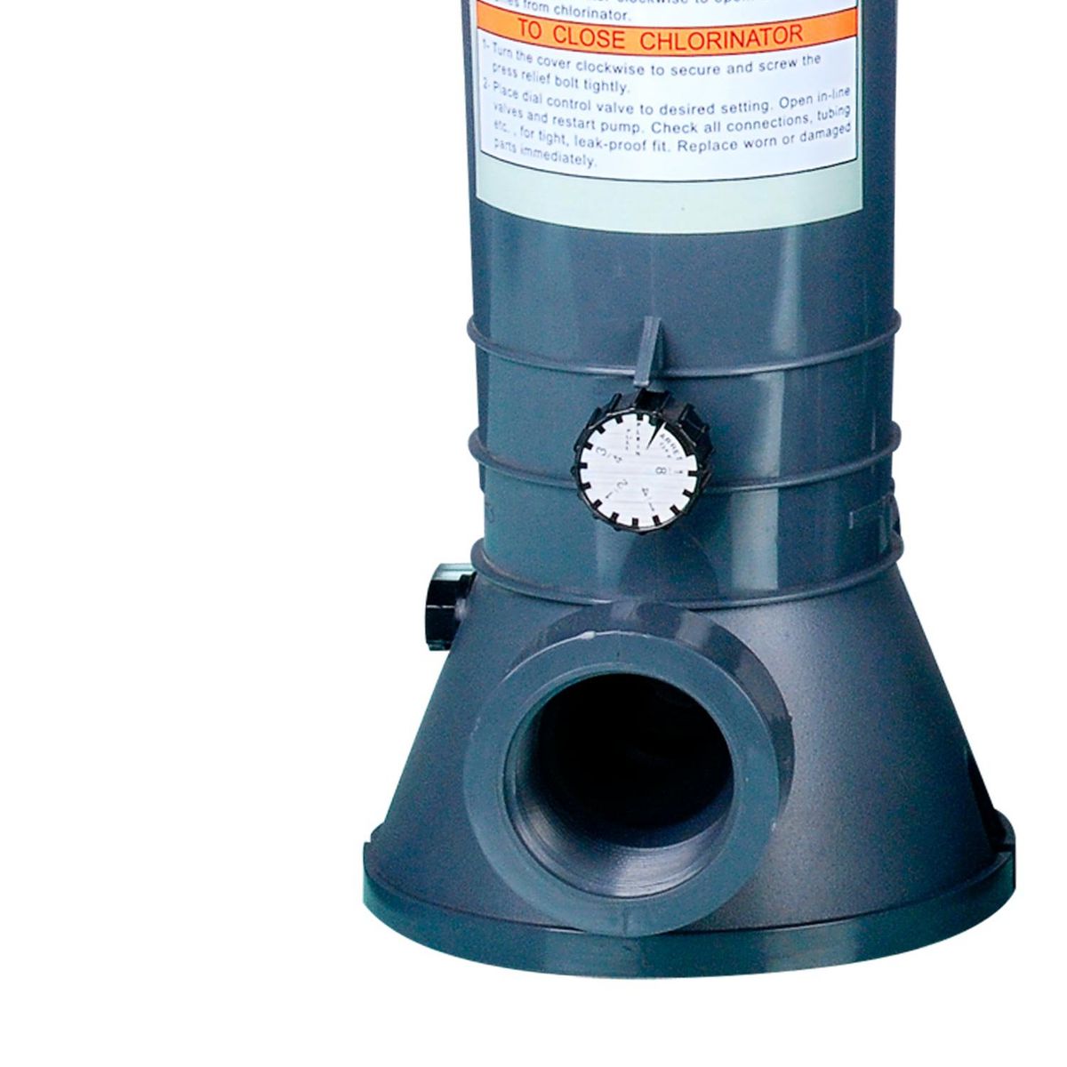 FLOWMAK - Clorador Dosificador de cloro en línea 2,5kg Flowmak