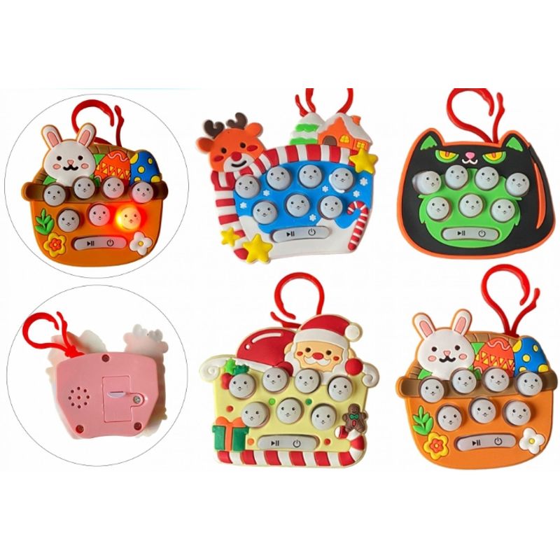 GENERICO - Mini Juego Puzzle Pop-it Llavero Sensorial Diseño Grinch