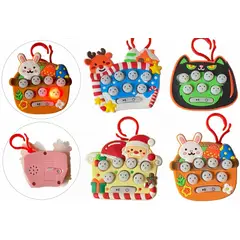 GENERICO - Mini Juego Puzzle Pop-it Llavero Sensorial Diseño Grinch