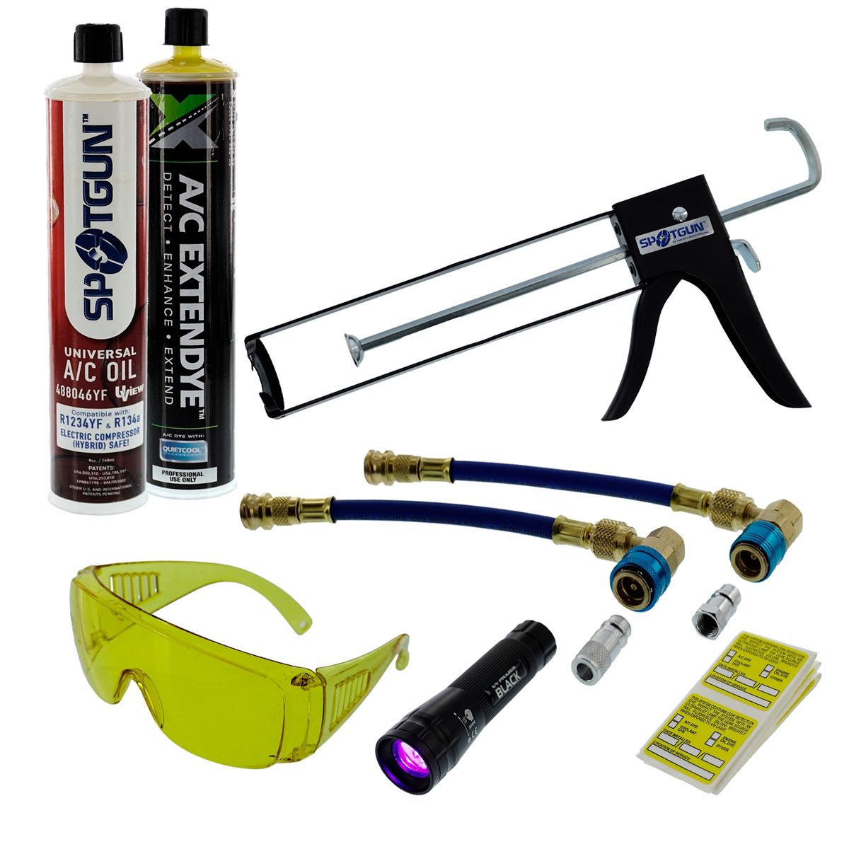 AMERICAN AIR - KIT ADITIVO Y LINTERNA SPOTGUN MASTER KIT UVIEW