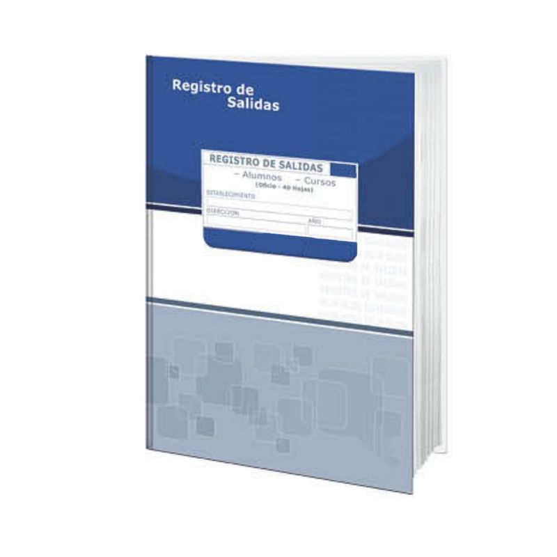 GENERICO - Libro De Registro De Salida Alumnos Cursos Buho
