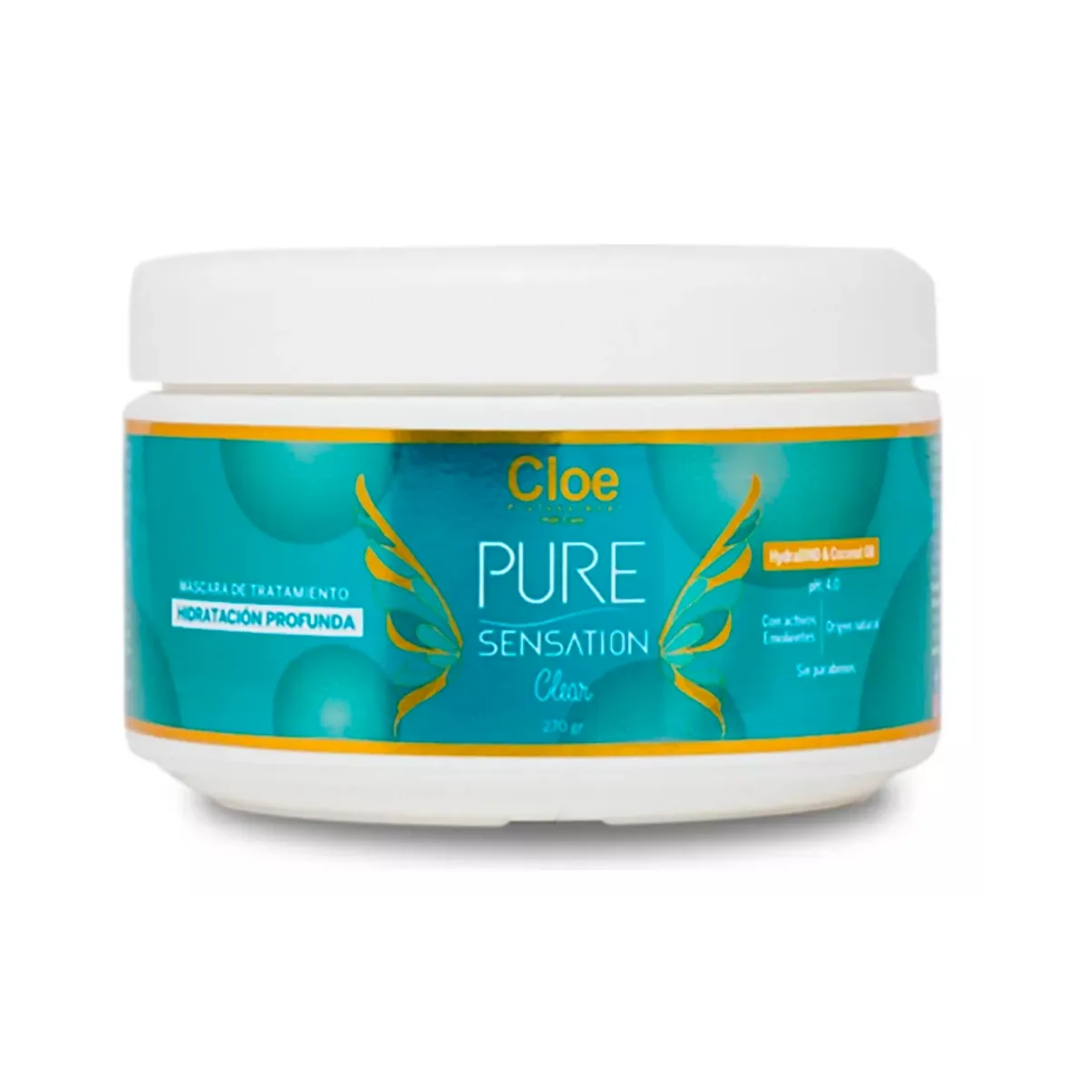 CLOE - Mascara hidratacion profunda pure sensation 270 Gr  Cloe Professional..-
