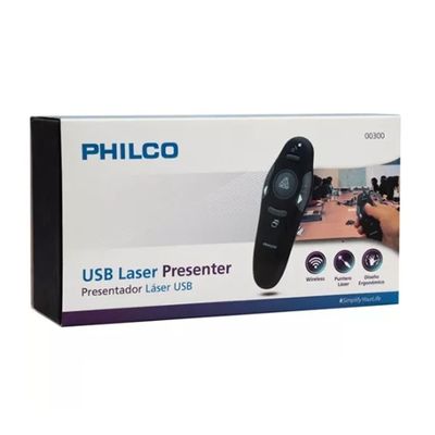 Imagen 2 del producto Presentador Láser Usb 00300 Diseño Ergonómico Negro