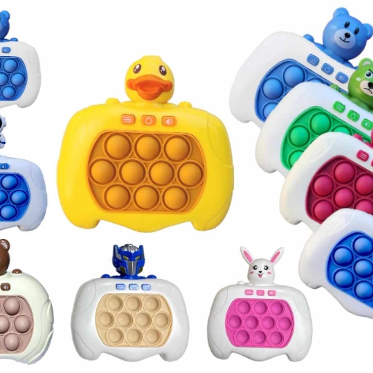 GENERICO - Pop-it Electronico Juguete Sensorial Diseño Oso Azul