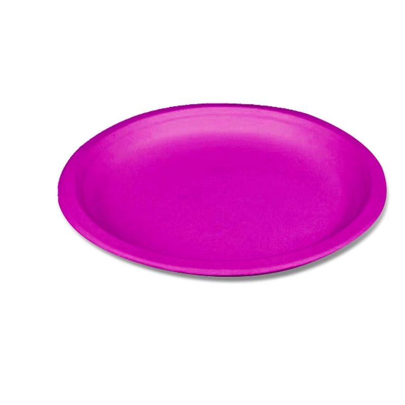 GENERICO - Plato Carton Moradp 18*18CM 20 Unidades