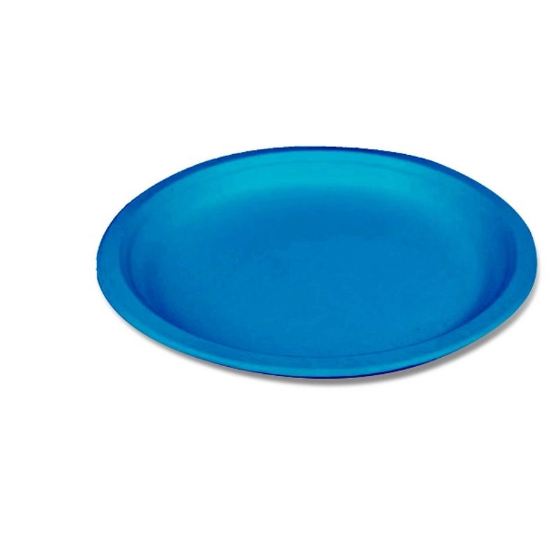 GENERICO - Plato Carton Azul 18*18CM 20 Unidades