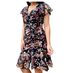 LUNA - Vestido De Mujer Semi Largo Fiesta Casual Estándar 8510
