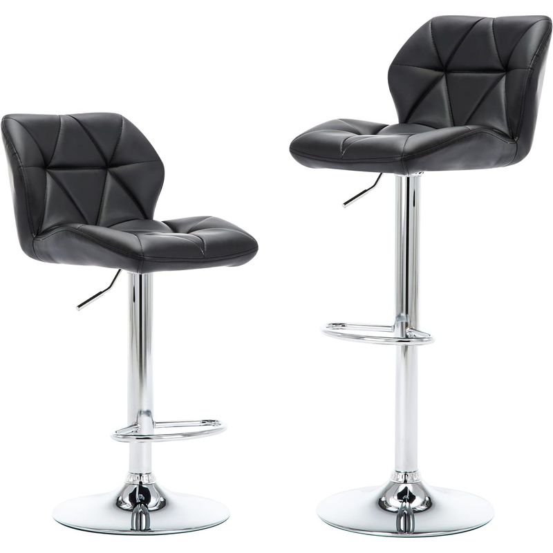 GENERICO - Silla Bar Altura Regulable Acolchada Pack X 2 Unidades