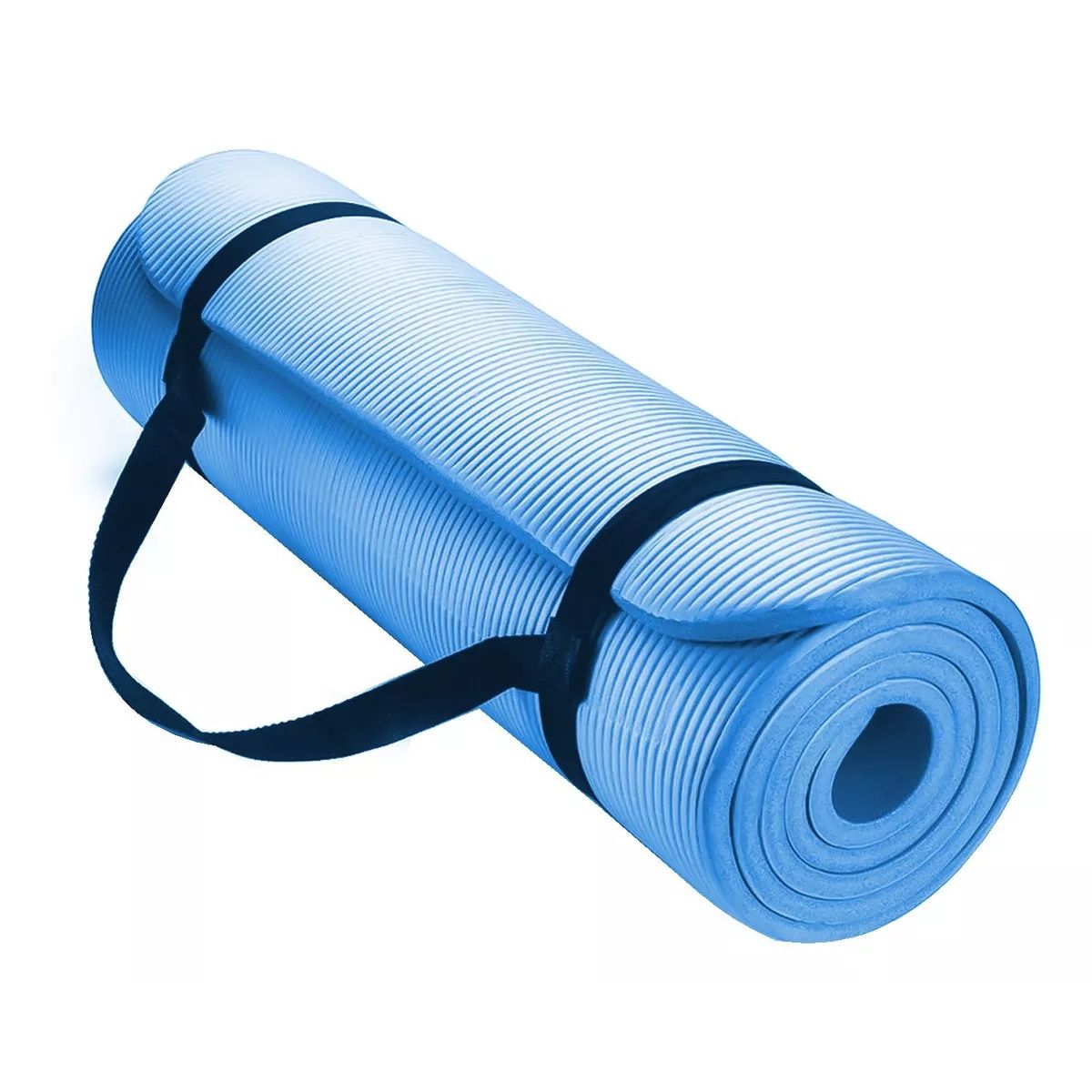 GENERICO - Mat Yoga 10 Mm Alfombra Resistente Gruesa Azul