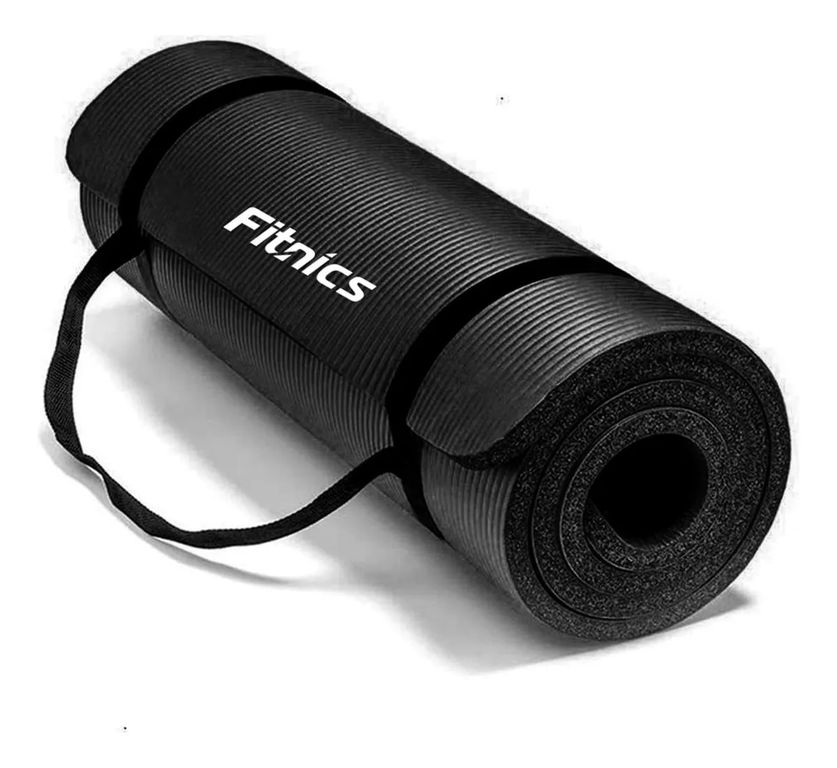 GENERICO Mat Yoga Colchoneta Ejercicio Extra Grueso 15mm Bolsocorrea