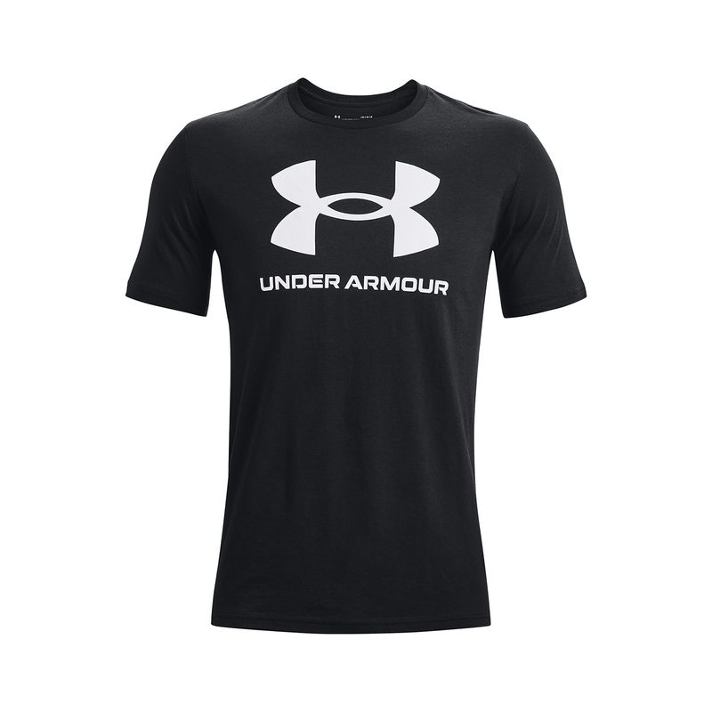 UNDER ARMOUR - Polera UA Sportstyle Logo hombre Negro UNDER ARMOUR