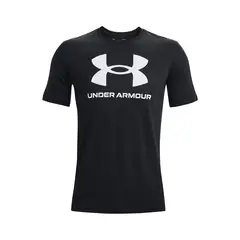 UNDER ARMOUR - Polera UA Sportstyle Logo hombre Negro