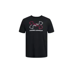 UNDER ARMOUR - Polera Manga Corta Foundation Hombre Negro