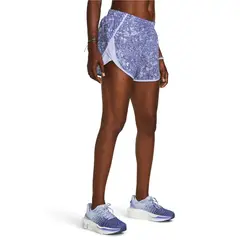 UNDER ARMOUR - Shorts UA Fly-By de 3" para mujer Morado
