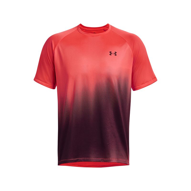 UNDER ARMOUR - Polera UA Tech Fade hombre Rojo UNDER ARMOUR