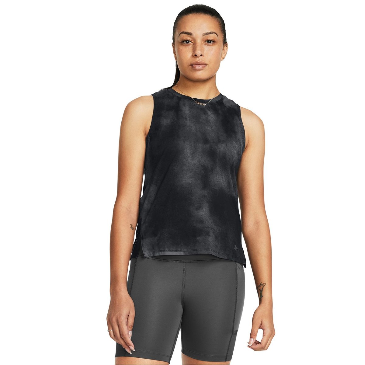 UNDER ARMOUR - Polera UA Launch Elite mujer Negro UNDER ARMOUR