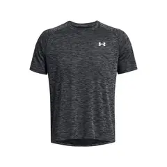 UNDER ARMOUR - Polera Manga Corta Training para hombre Tech Textured negro