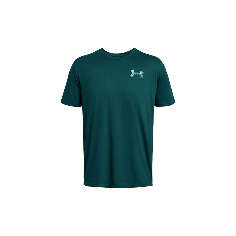 UNDER ARMOUR - Polera UA Outdoor Rock Stack hombre Petróleo UNDER ARMOUR