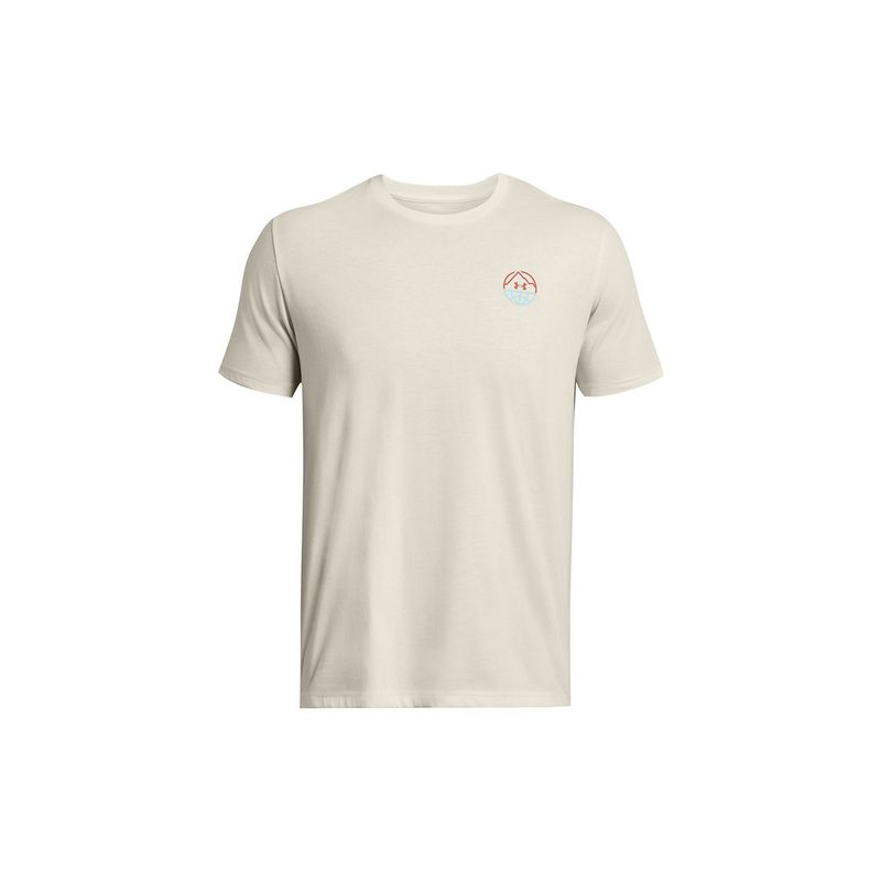 UNDER ARMOUR - Polera UA Outdoor Cube hombre Beige UNDER ARMOUR