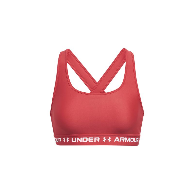 UNDER ARMOUR - Sostén deportivo Armour® Mid CB mujer Rojo UNDER ARMOUR