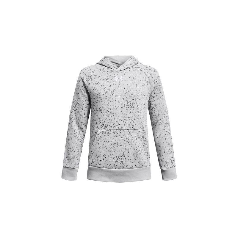 UNDER ARMOUR - Polerón UA Rival para niño Gris UNDER ARMOUR