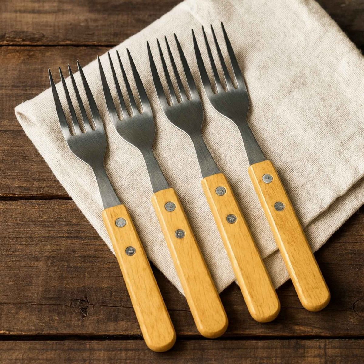 DECO EXPRESS - Set 4 Pzs Tenedores Asado Lyn