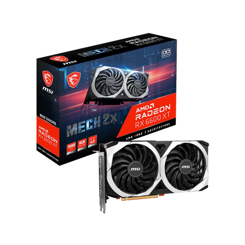 MSI - REFURBISHED MSI VIDEO CARD Radeon RX 6600 XT MECH 2X 8G