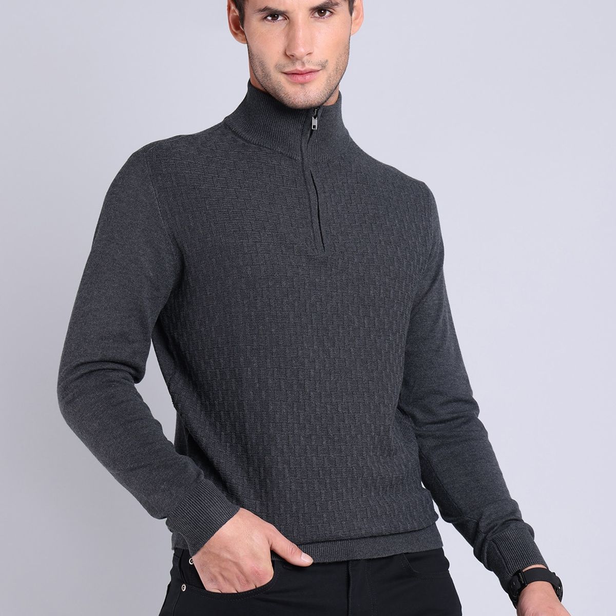 GUY LAROCHE - Sweater Half Zipper Guy Laroche GUY LAROCHE